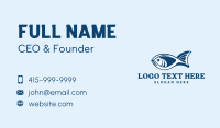 Blue Ocean Seafood Fish Business Card