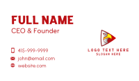 Eagle Play Button  Business Card