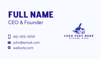 Roof Paintbrush Maintenance Business Card