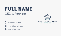 Shower Business Card example 1