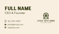 Minimalist Ferris Wheel Business Card