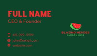 Fresh Watermelon Slice  Business Card Image Preview