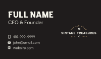 Retro Vintage Flag Business Card Image Preview