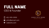 Royal Diamond Shield Business Card