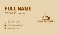 Fresh Bread Mascot Business Card Design