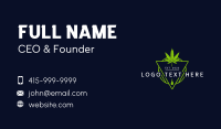 Marijuana Oil Dispensary Business Card Design