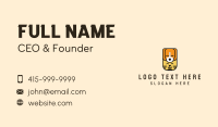 Cute Cartoon Dog Cat Business Card