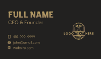 Vintage Hammer Builder Business Card