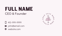 Fashion Dressmaker Boutique Business Card Design