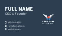 Eagle Wings Letter W Business Card