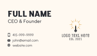 Writter Business Card example 2
