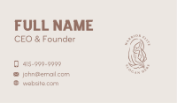 Deluxe Female Beauty Business Card