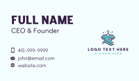 T-Shirt Laundry Cleaning Business Card