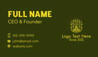 Contractor Business Card example 4