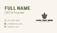 Organic Cannabis Weed  Business Card