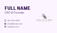 California Lavender Flower Business Card