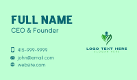 Wellness Human Leaf Business Card