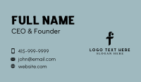 Barbershop Business Card example 2