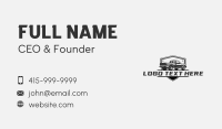 Pickup Truck Transportation  Business Card Design