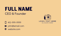 Multimedia Camera Photography Business Card Design