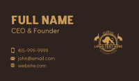 Royal Buffalo Crest Business Card Design