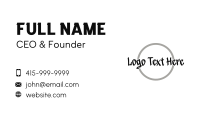 Freestyle Business Card example 3