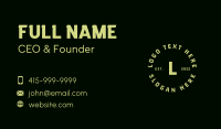 Bold Business Card example 4