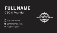 Saw Hammer Woodwork Business Card