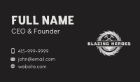 Saw Hammer Woodwork Business Card Image Preview