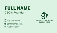 Green House Facade Business Card