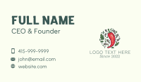 Spicy Herb Ingredients Business Card