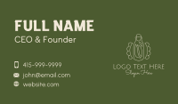 Organic Oil Jar Business Card Design