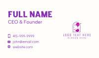 Purple Whale Planet Business Card
