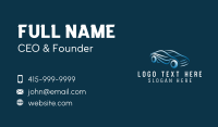 Auto Car Wash Vehicle Business Card