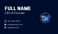 Power Wash Cleaning Business Card Design