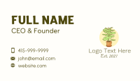 Indoor Plant Decoration Business Card