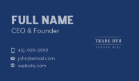 Corporate Business Wordmark Business Card Image Preview