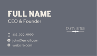 Professional Marketing Wordmark Business Card