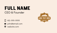 Woodworking Carpenter Tools Business Card