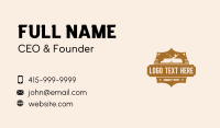 Woodworking Carpenter Tools Business Card Design