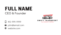 SUV Car Transportation Business Card Image Preview