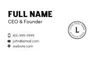 Generic Clothing Business Business Card