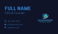 Janitorial Housekeeping Sanitation Business Card Image Preview