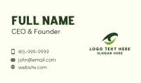 Green Falcon Eye  Business Card