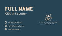 Yoga Lotus Petal Business Card