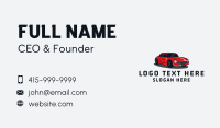 Red Vintage Sports Car  Business Card