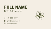 Garden Trowel Landscaping Business Card