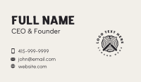 Wood Chisel Emblem Business Card
