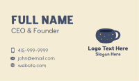 Space Mug Cafe Business Card