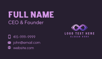 Purple Startup Loop Business Card